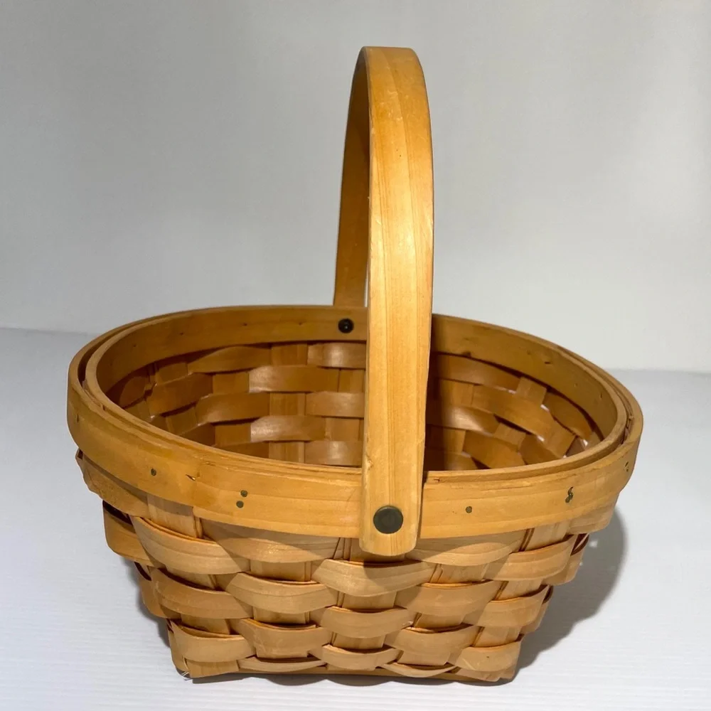 Basket Hand Woven Basket Handcrafted Basket French Countryside Farmhouse Cottage